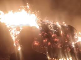 रथिवास में भीषण आग, दमकल विभाग ने कड़ी मशक्कत के बाद पाया काबू